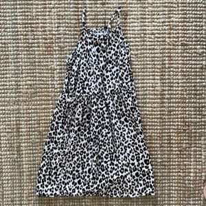 Girls leopard dress